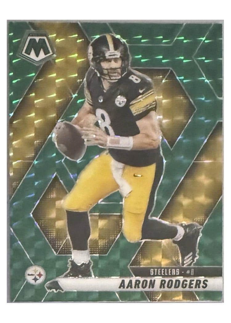2025 Panini Mosaic Aaron Rodgers #243 card