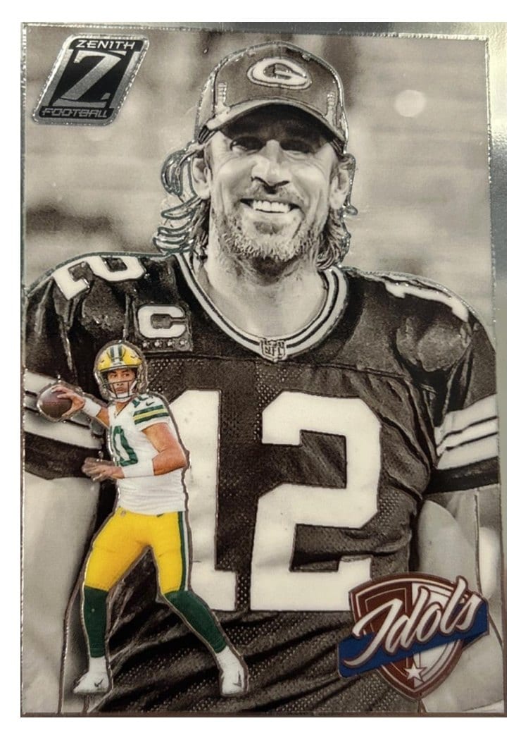 2024 Panini Zenith Idols Aaron Rodgers / Jordan Love #13 card