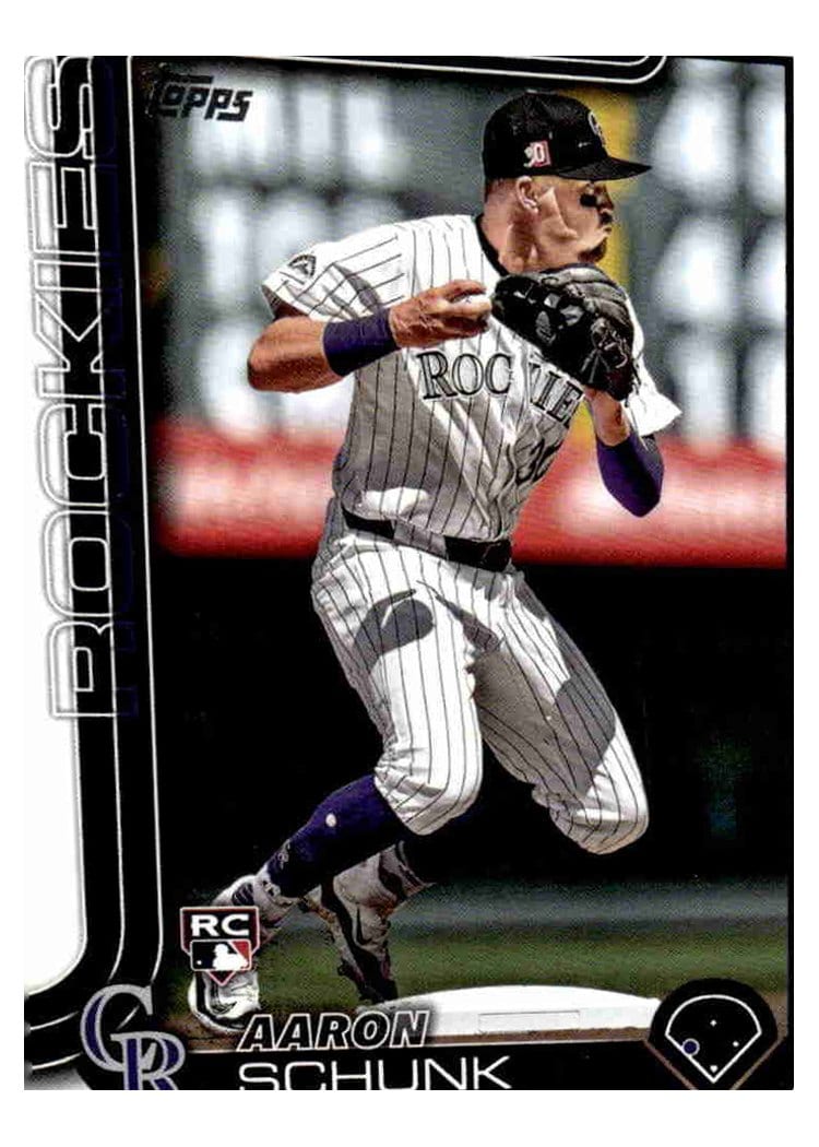 2025 Topps Base Set Aaron Schunk #196 card