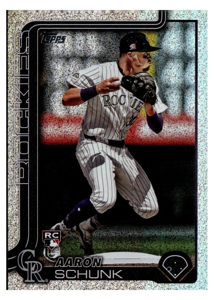 2025 Topps Base Set Aaron Schunk #196 card