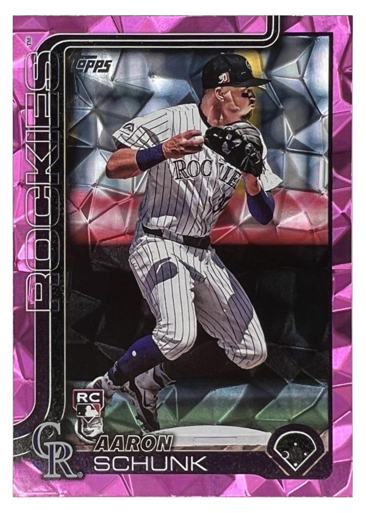 2025 Topps Base Set Aaron Schunk #196 card