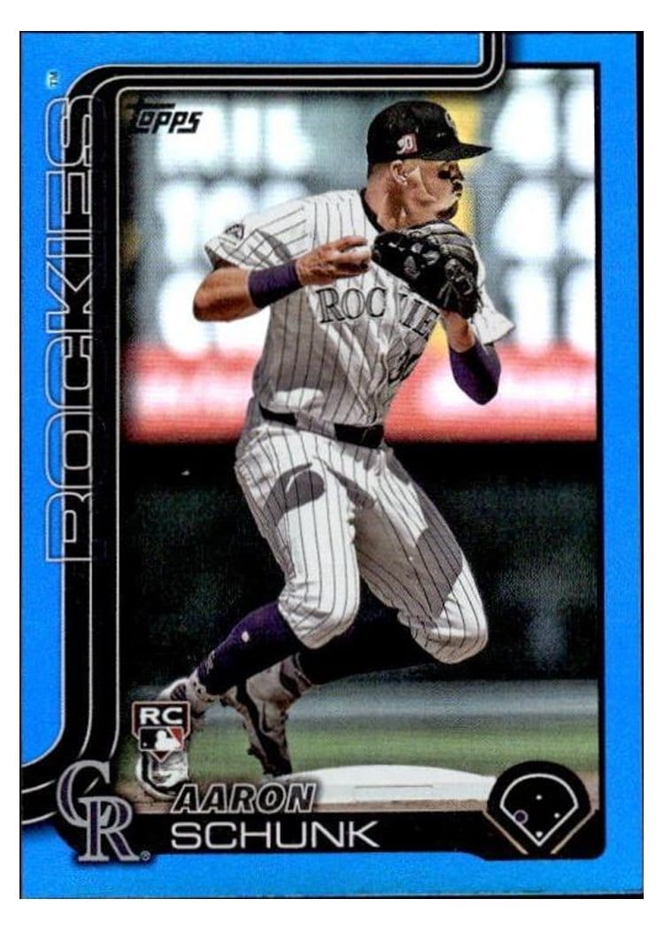2025 Topps Base Set Aaron Schunk #196 card
