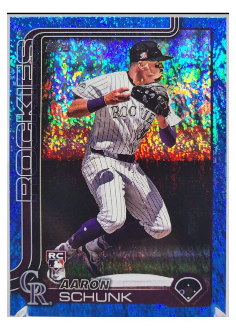 2025 Topps Base Set Aaron Schunk #196 card