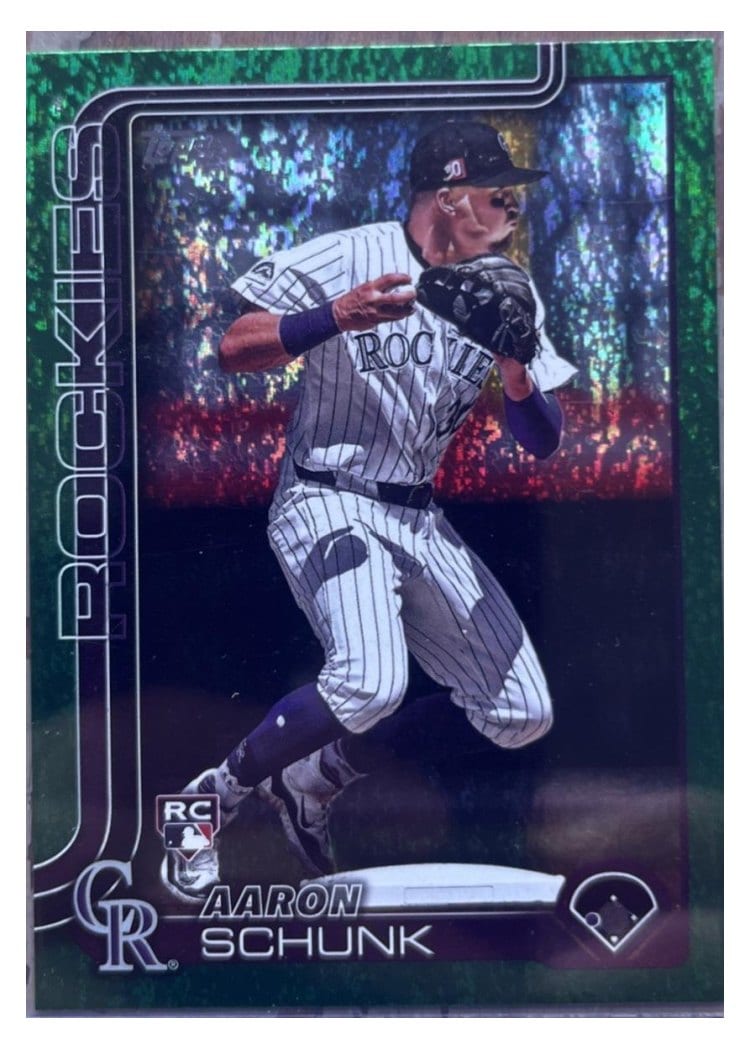 2025 Topps Base Set Aaron Schunk #196 card