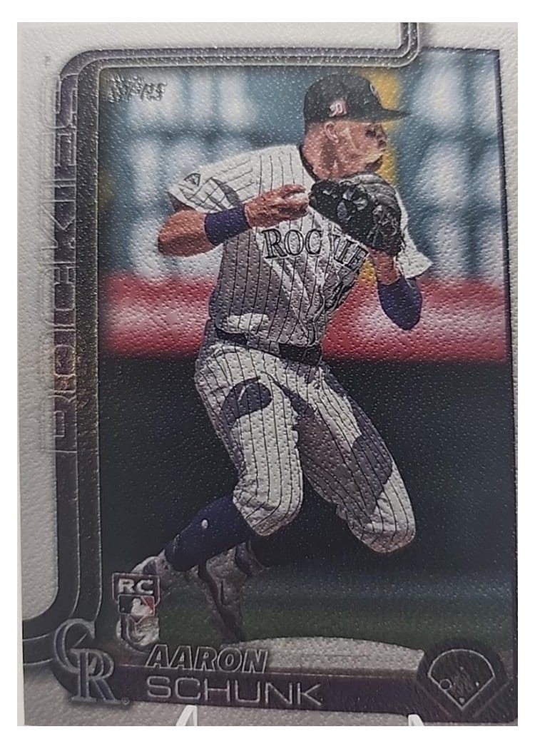 2025 Topps Base Set Aaron Schunk #196 card
