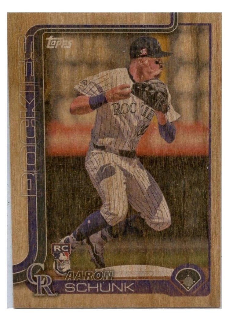 2025 Topps Base Set Aaron Schunk #196 card
