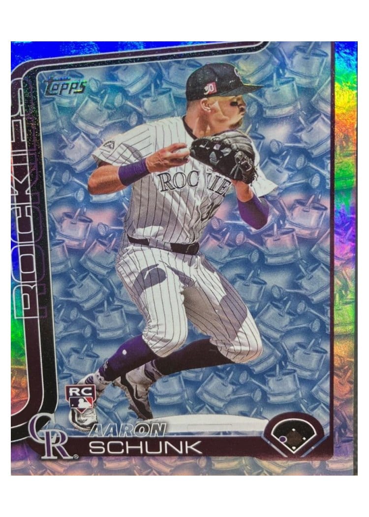 2025 Topps Base Set Aaron Schunk #196 card