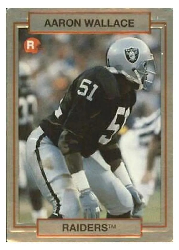 1990 Action Packed Rookie Update Aaron Wallace #20 card