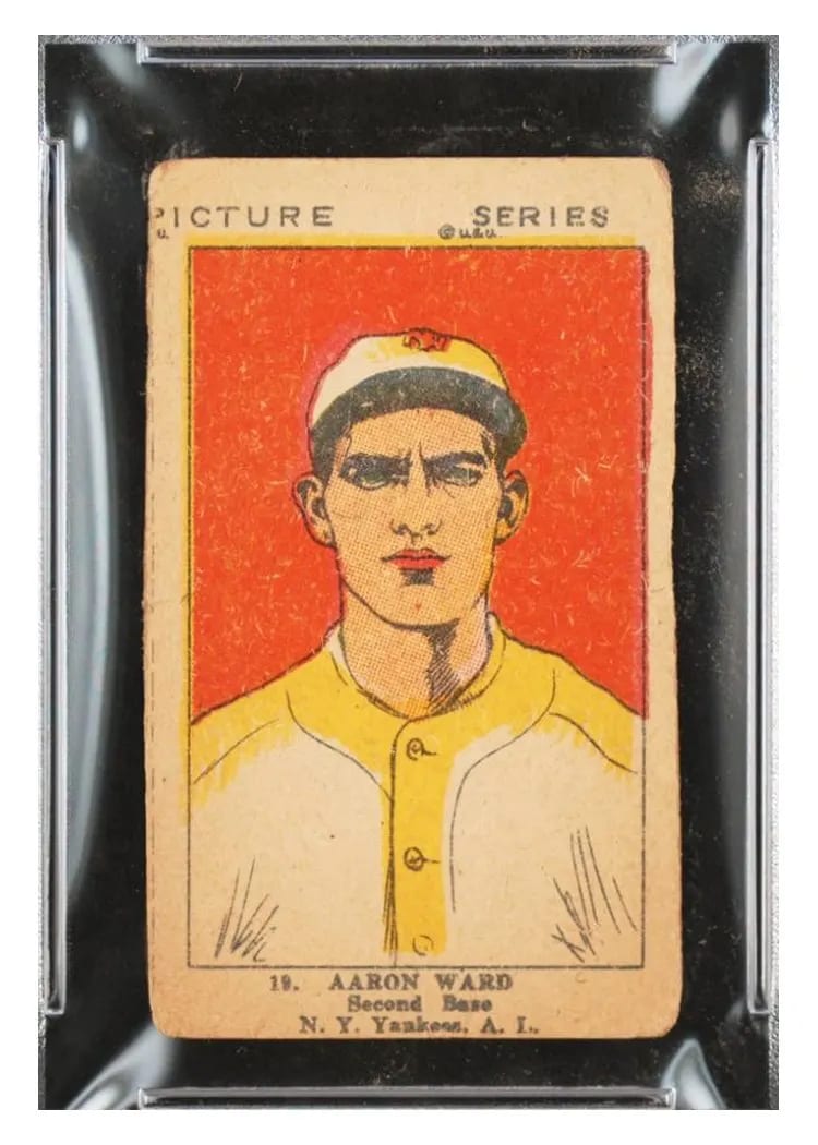 1923 W515 2 Aaron Ward #19 card