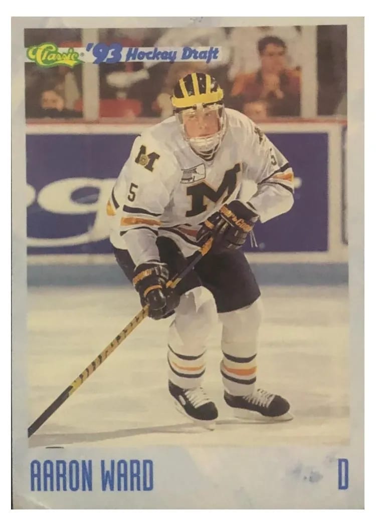 1993 Classic Draft Aaron Ward #85 card