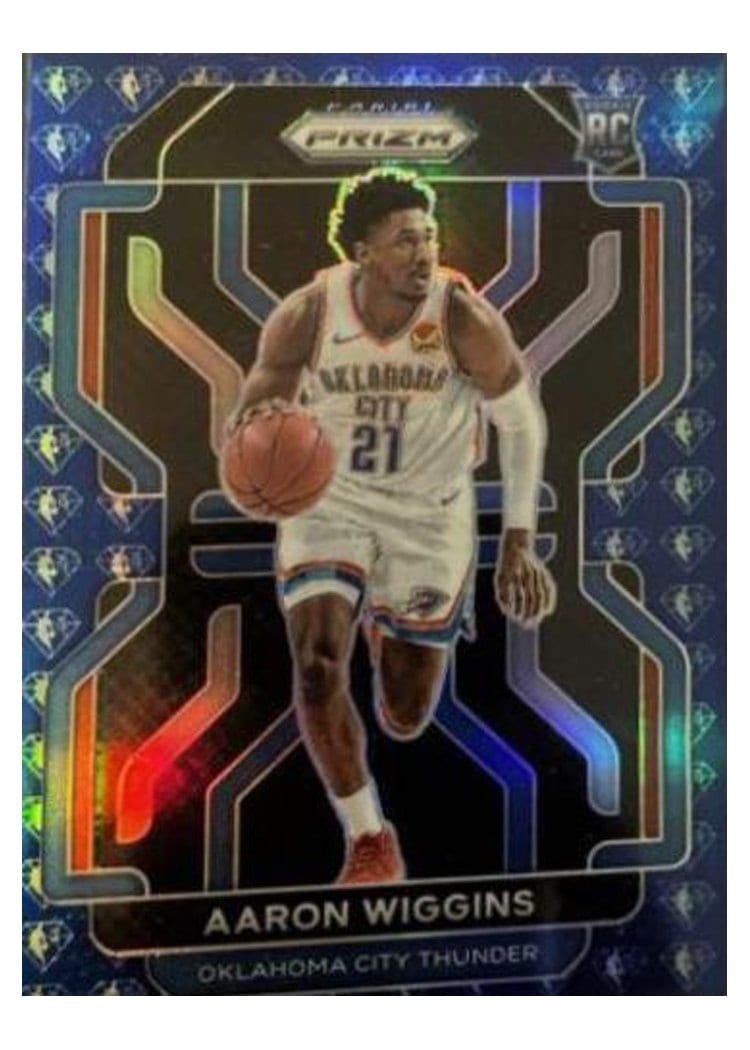 2021-22 Panini Prizm Base Set Aaron Wiggins #286 card