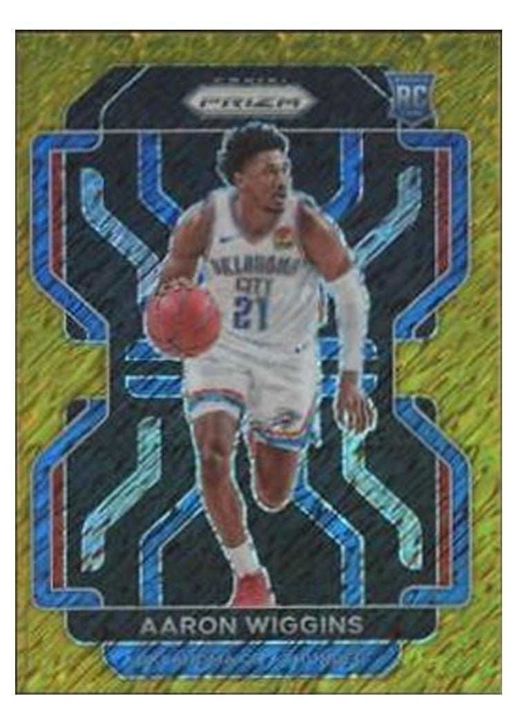 2021-22 Panini Prizm Base Set Aaron Wiggins #286 card