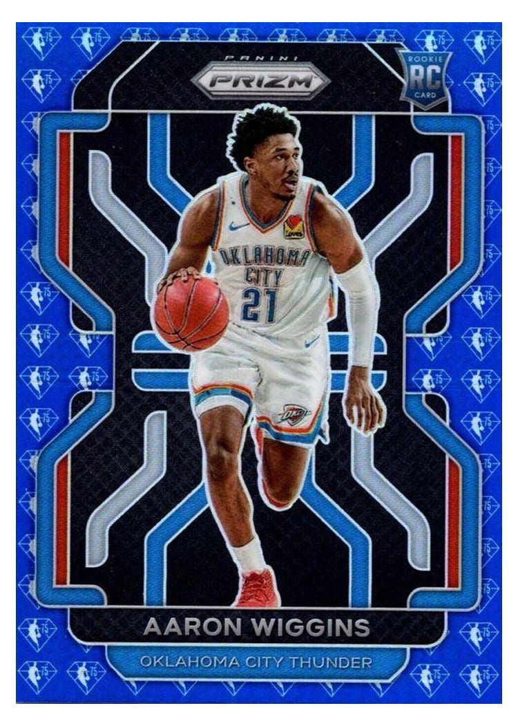 2021-22 Panini Prizm Base Set Aaron Wiggins #286 card