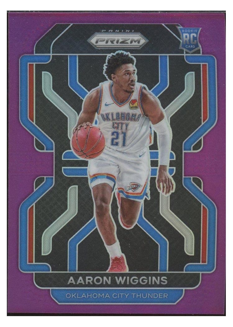 2021-22 Panini Prizm Base Set Aaron Wiggins #286 card