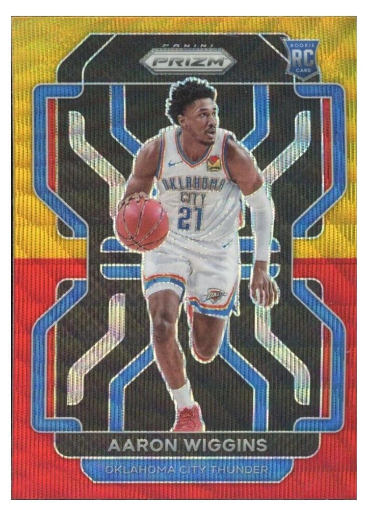 2021-22 Panini Prizm Base Set Aaron Wiggins #286 card