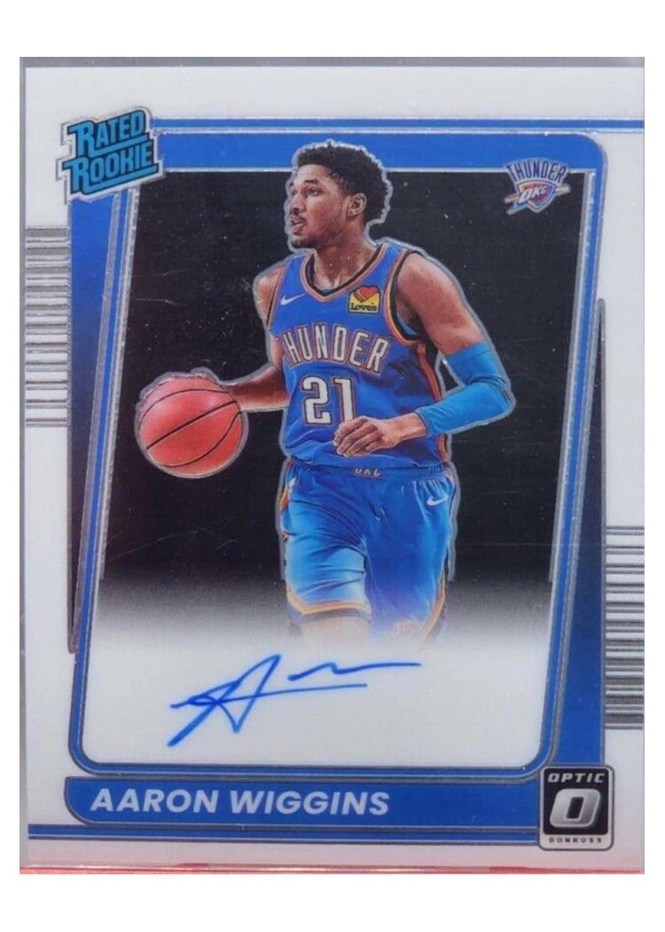 2021 Panini Donruss Optic Aaron Wiggins #191 card