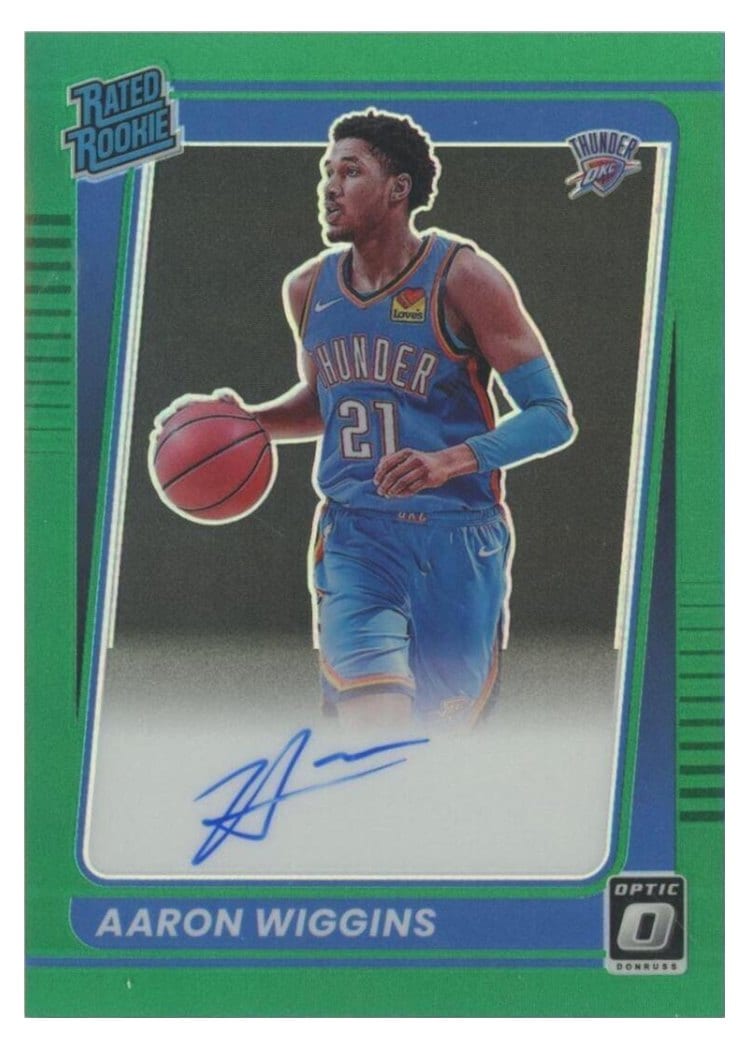 2021 Panini Donruss Optic Aaron Wiggins #191 card