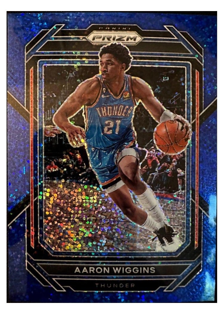 2022-23 Panini Prizm Base Set Aaron Wiggins #65 card