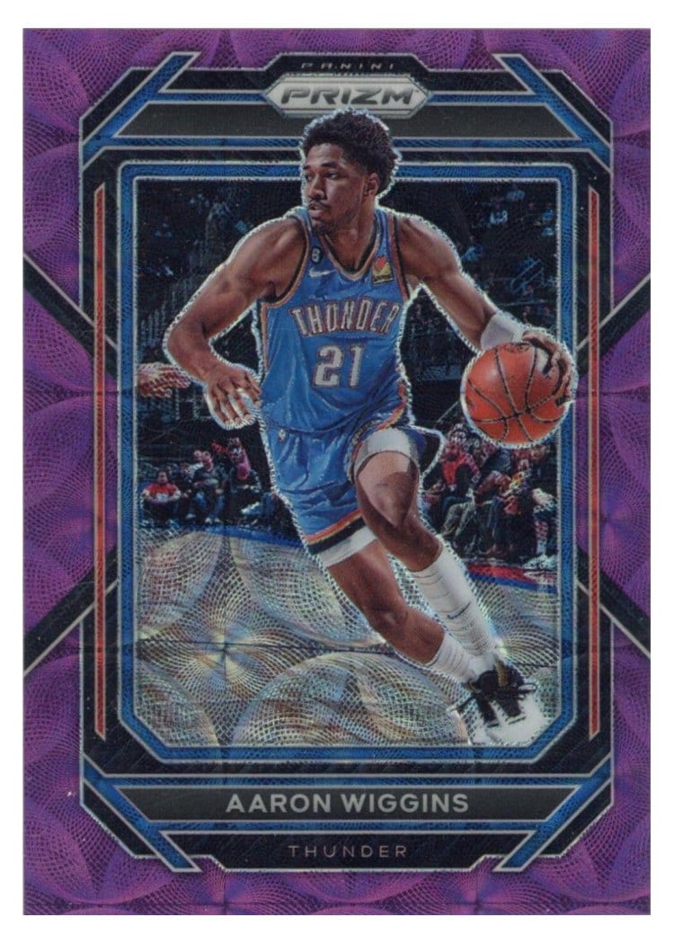 2022-23 Panini Prizm Base Set Aaron Wiggins #65 card