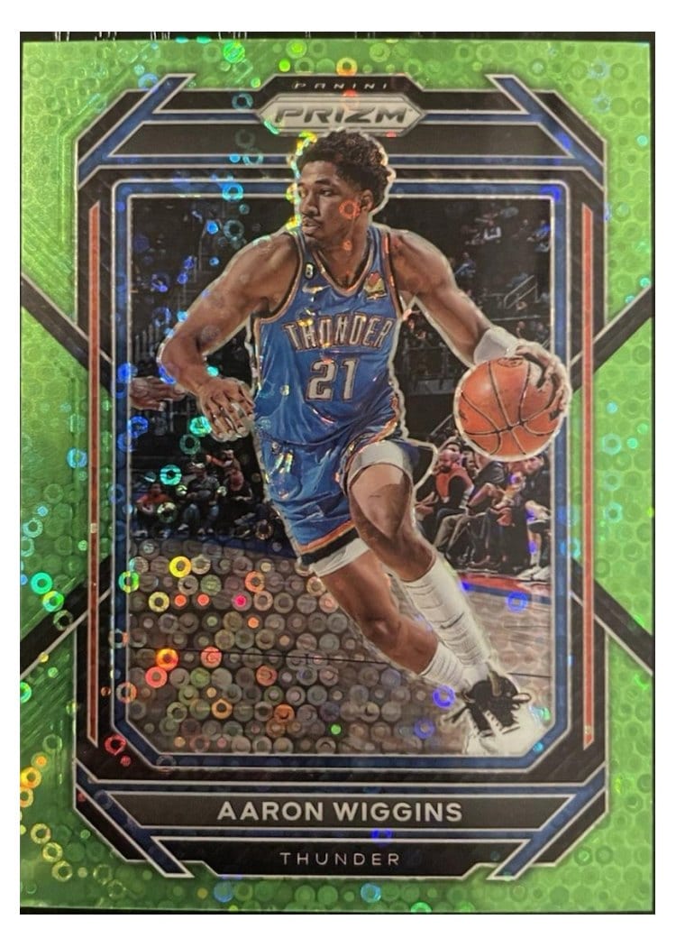 2022-23 Panini Prizm Base Set Aaron Wiggins #65 card