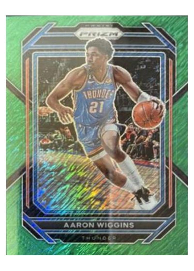 2022-23 Panini Prizm Base Set Aaron Wiggins #65 card