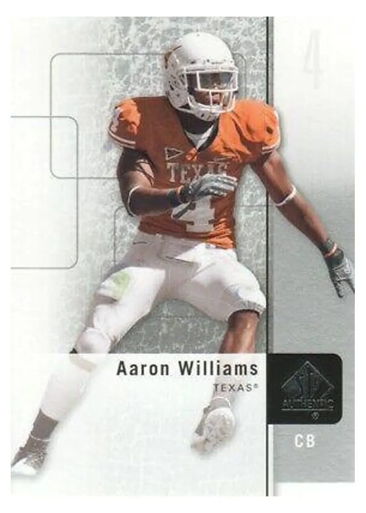 2011 SP Authentic Aaron Williams #14 card