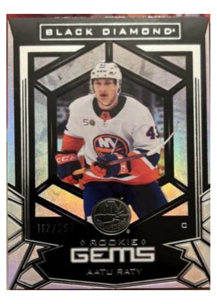 2022-23 Upper Deck Black Diamond Rookie Gems Aatu Raty #RG-AR card