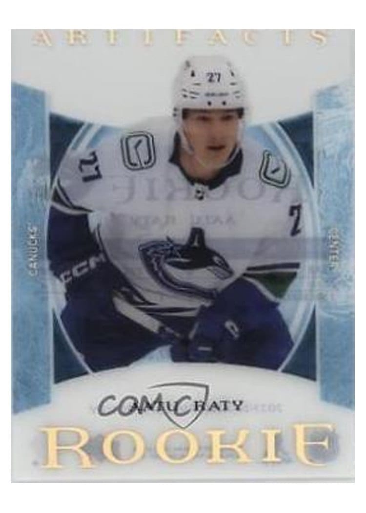 2023-24 Upper Deck Artifacts 2022-23 Update - Clear Cut Rookies Aatu Raty #245 card