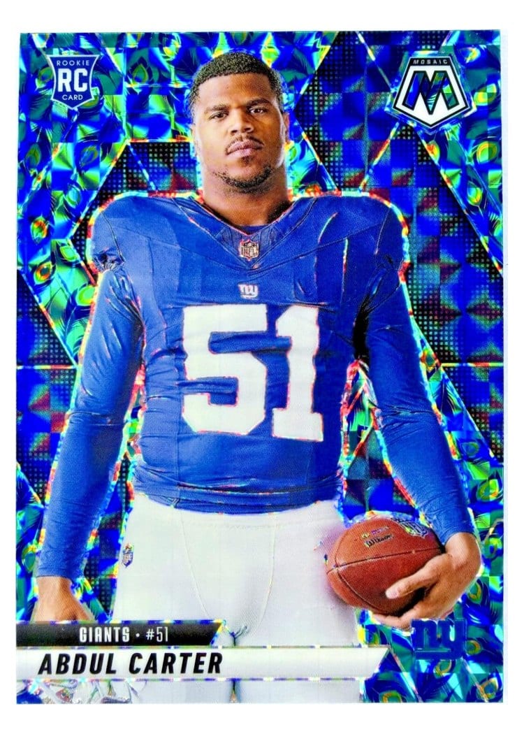 2025 Panini Mosaic Base Set Abdul Carter #282 card