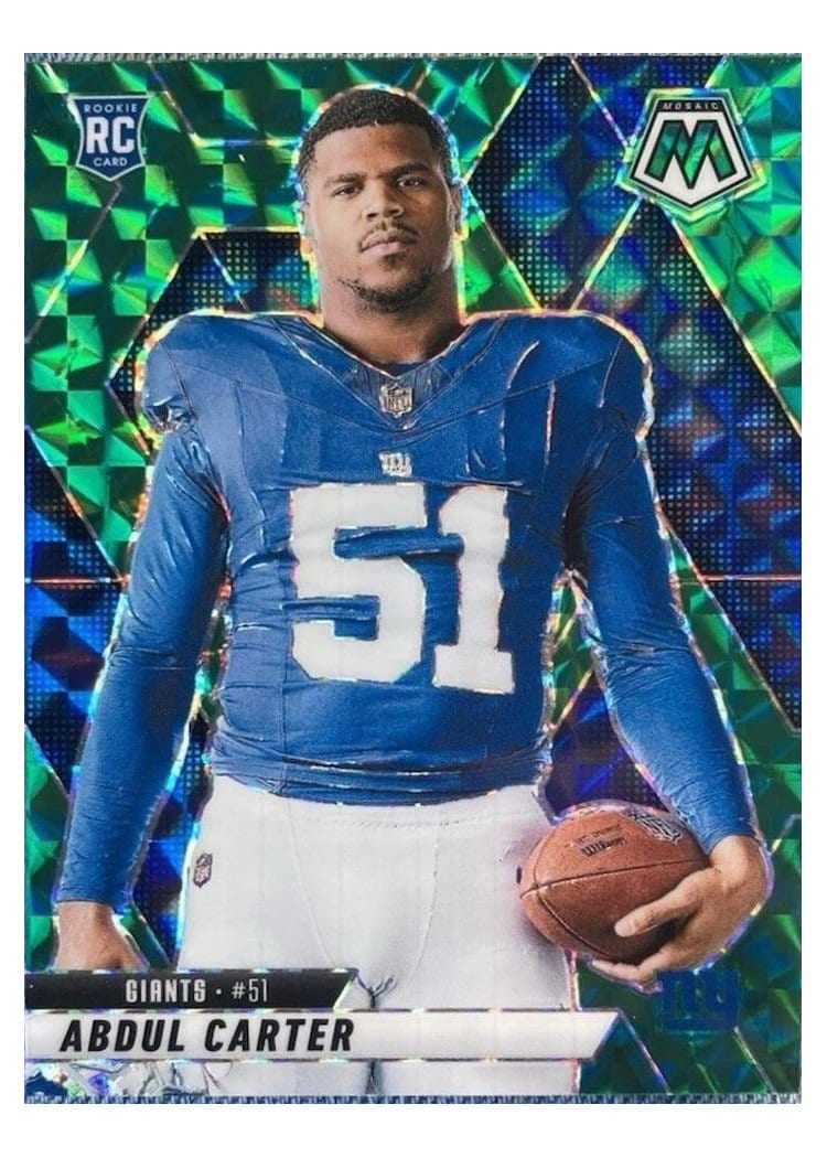 2025 Panini Mosaic Base Set Abdul Carter #282 card