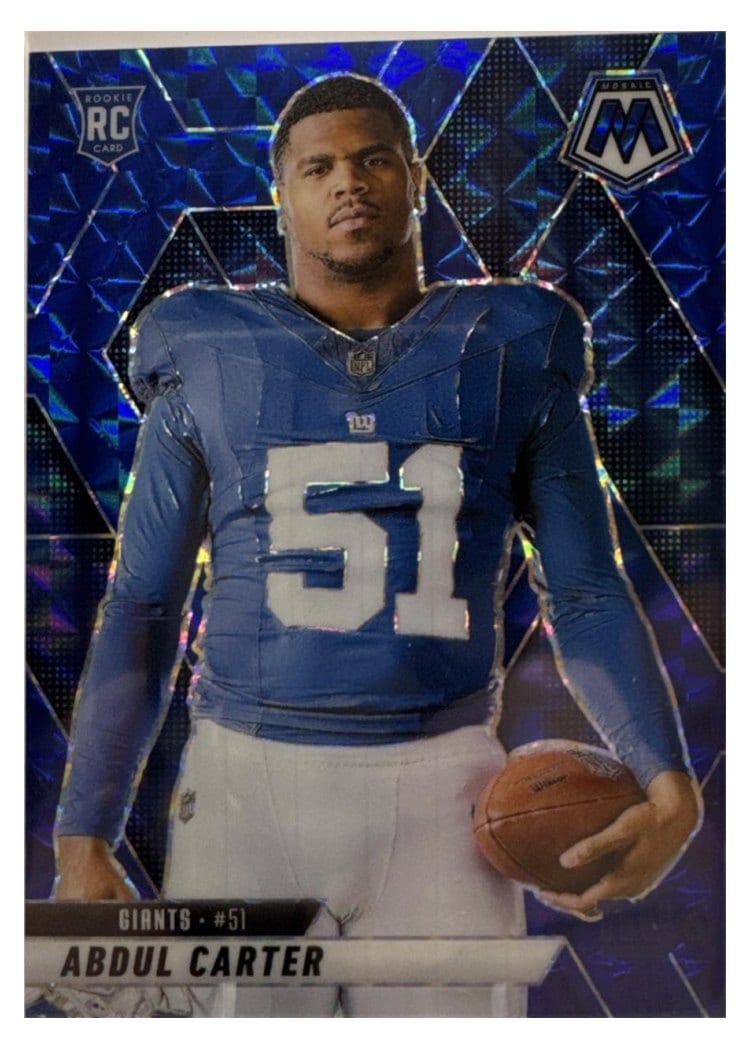 2025 Panini Mosaic Base Set Abdul Carter Blue #282 card