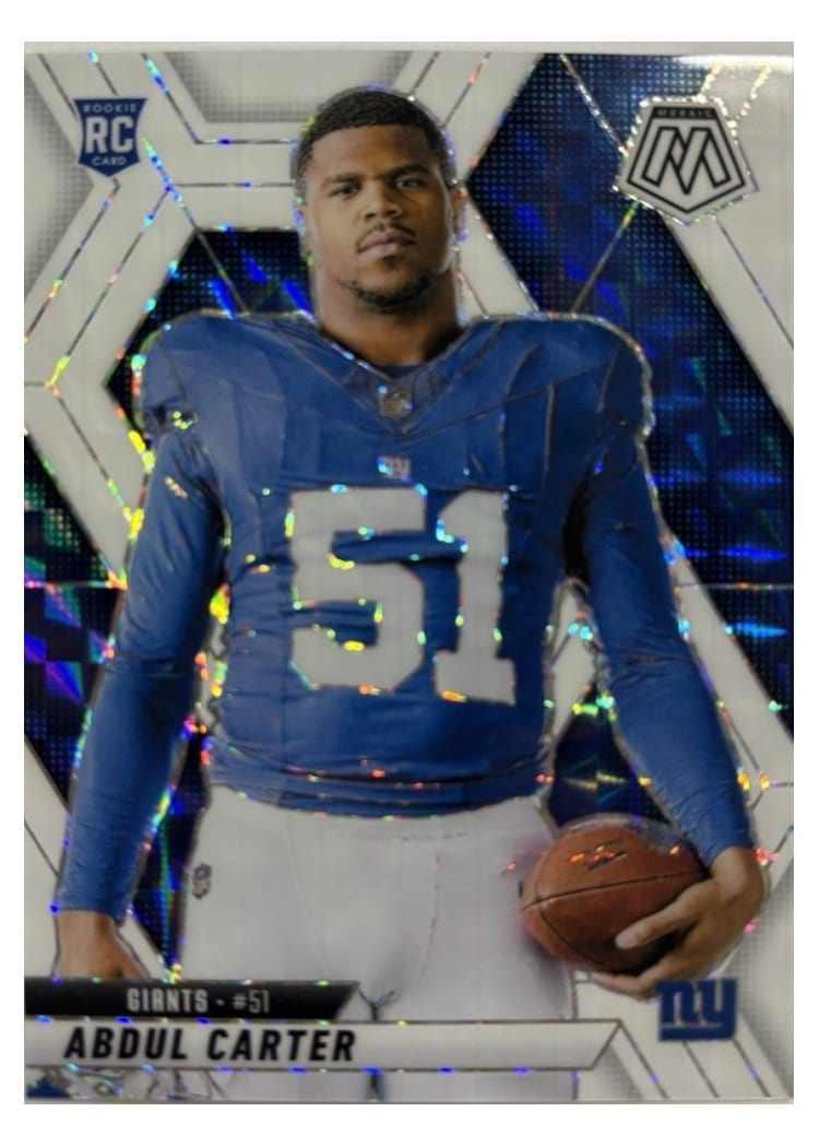 2025 Panini Mosaic Base Set Abdul Carter White #282 card