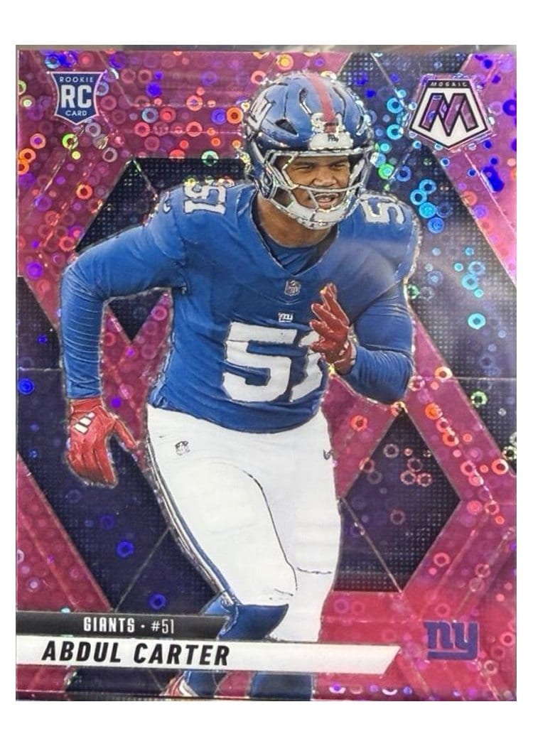 2025 Panini Mosaic Base Set Abdul Carter #282 card