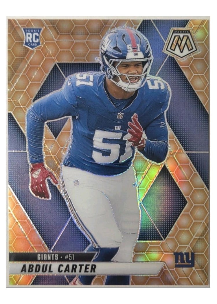 2025 Panini Mosaic Base Set Abdul Carter #317 card