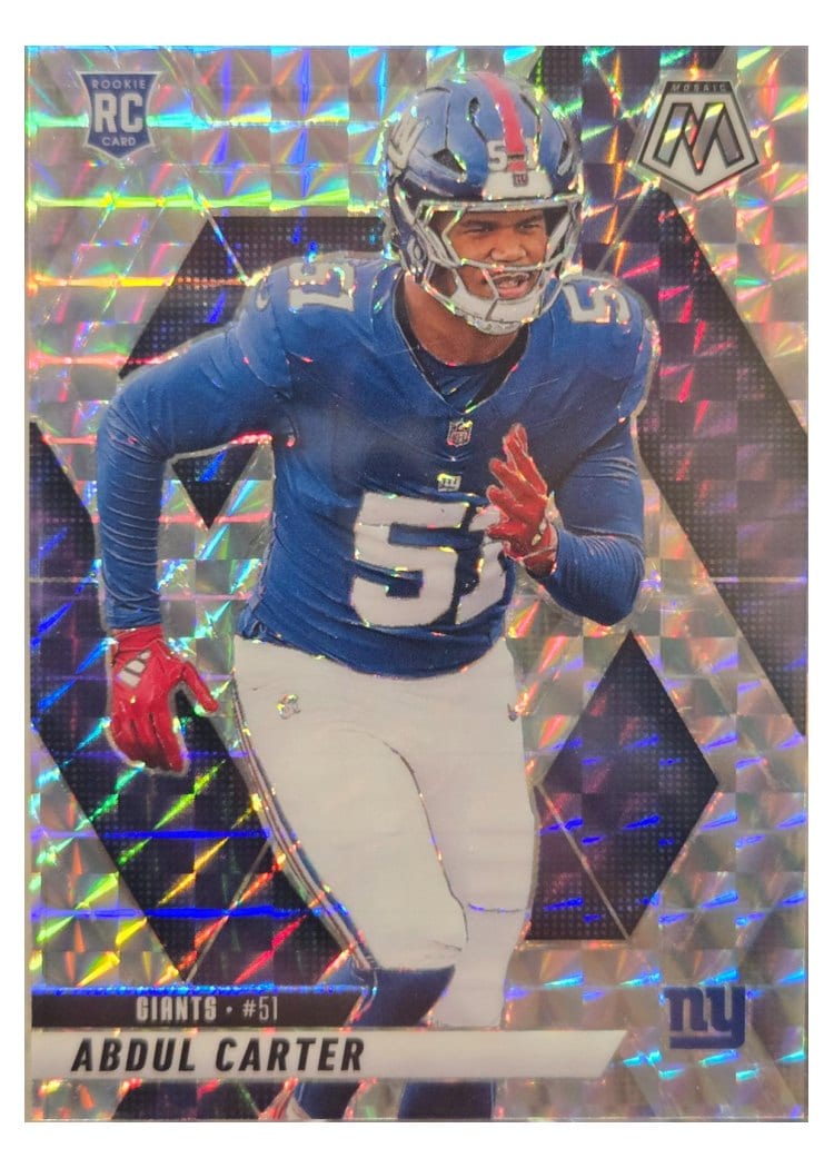 2025 Panini Mosaic Base Set Abdul Carter #317 card