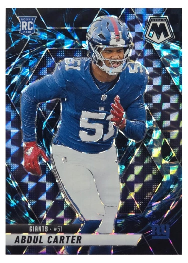 2025 Panini Mosaic Base Set Abdul Carter #317 card