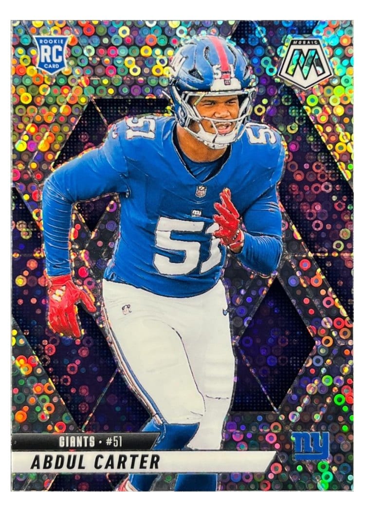 2025 Panini Mosaic Base Set Abdul Carter #317 card