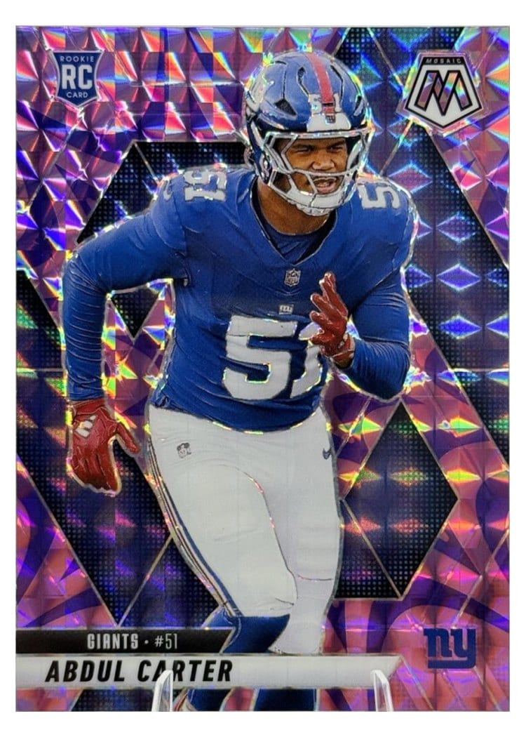 2025 Panini Mosaic Base Set Abdul Carter #317 card