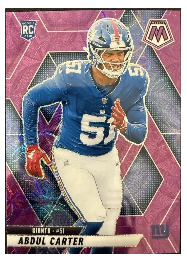 2025 Panini Mosaic Base Set Abdul Carter #317 card