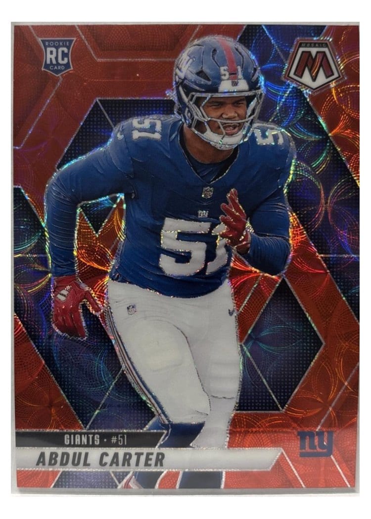 2025 Panini Mosaic Base Set Abdul Carter #317 card