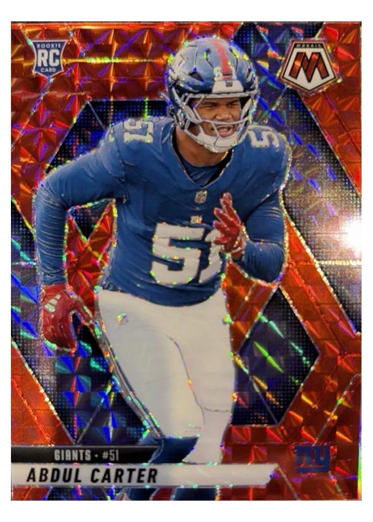 2025 Panini Mosaic Base Set Abdul Carter #317 card