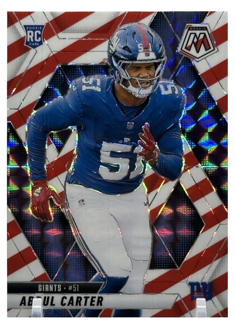 2025 Panini Mosaic Base Set Abdul Carter #317 card