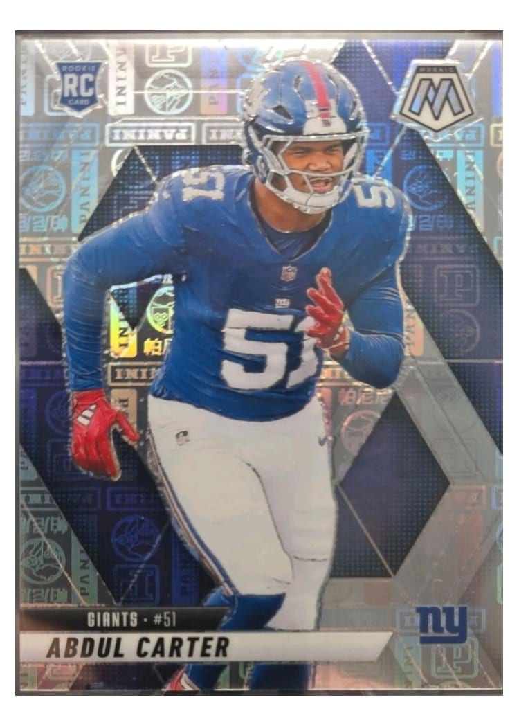 2025 Panini Mosaic Base Set Abdul Carter #317 card
