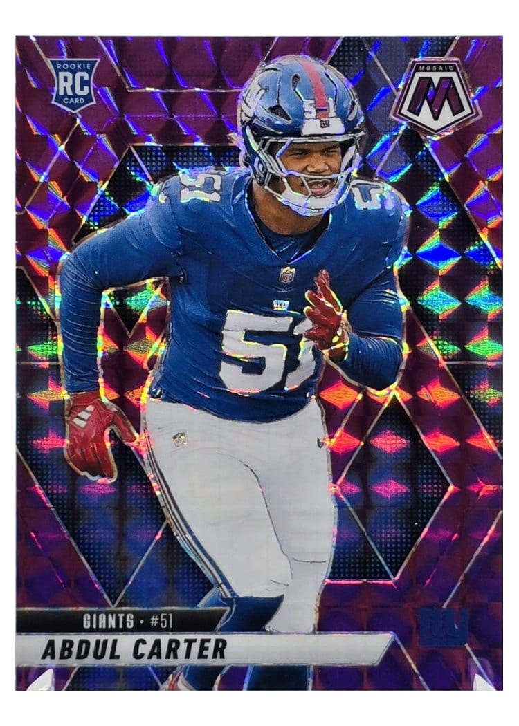 2025 Panini Mosaic Base Set Abdul Carter #317 card