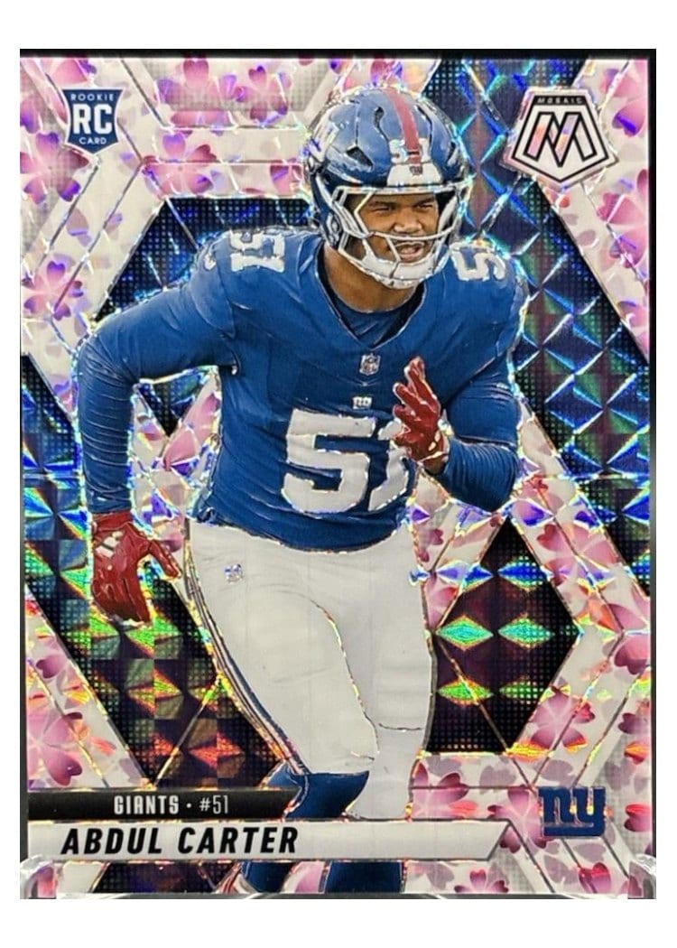 2025 Panini Mosaic Base Set Abdul Carter #317 card