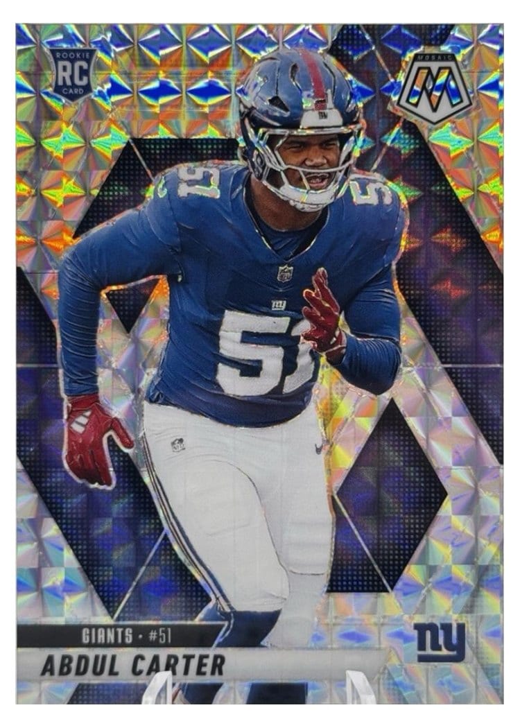 2025 Panini Mosaic Base Set Abdul Carter #317 card