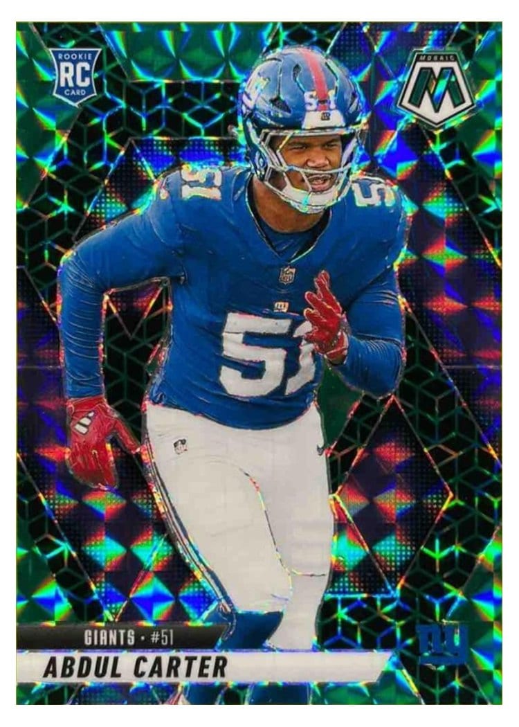 2025 Panini Mosaic Base Set Abdul Carter #317 card