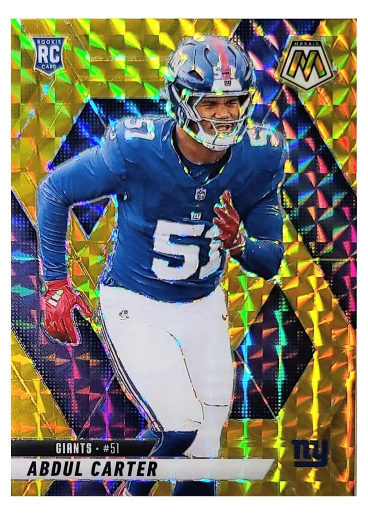 2025 Panini Mosaic Base Set Abdul Carter #317 card