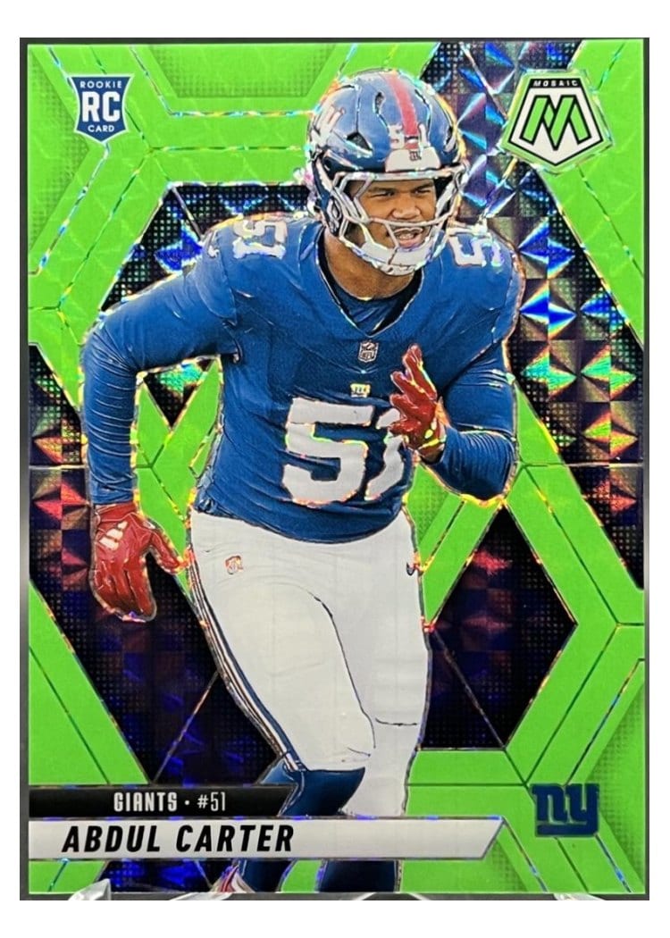2025 Panini Mosaic Base Set Abdul Carter #317 card