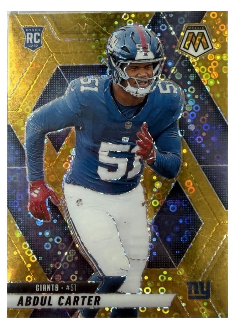 2025 Panini Mosaic Base Set Abdul Carter #317 card